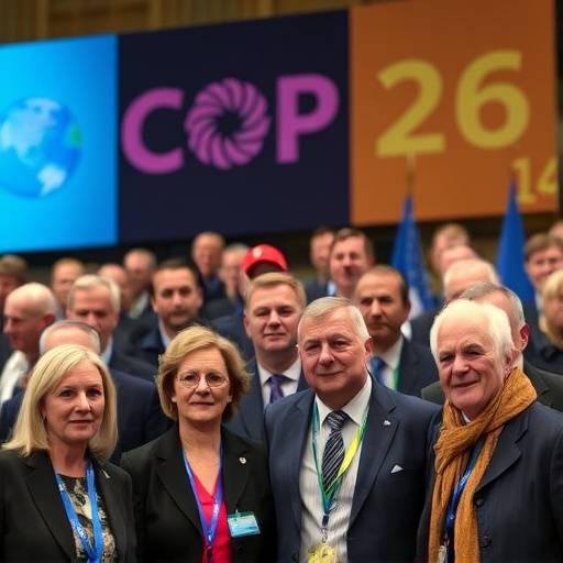 Foto di gruppo dei leader mondiali durante la conferenza sul clima COP26 a Glasgow